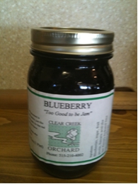 Clear Creek Blueberry Jam