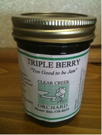 Clear Creek Triple Berry Jam