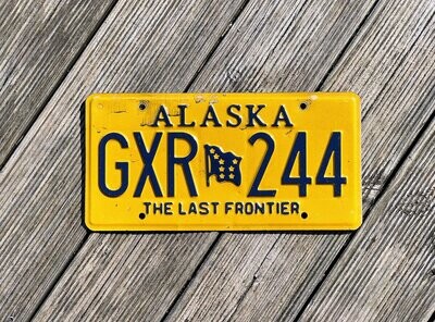 Plaque d'immatriculation Alaska