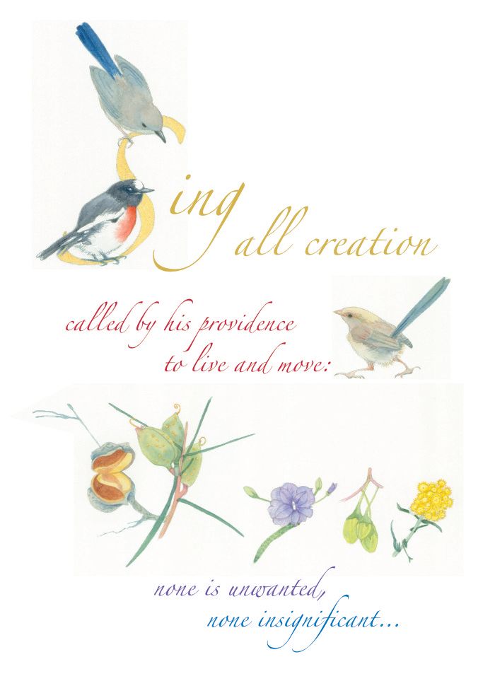 Christmas Card 2024 - Sing all Creation
