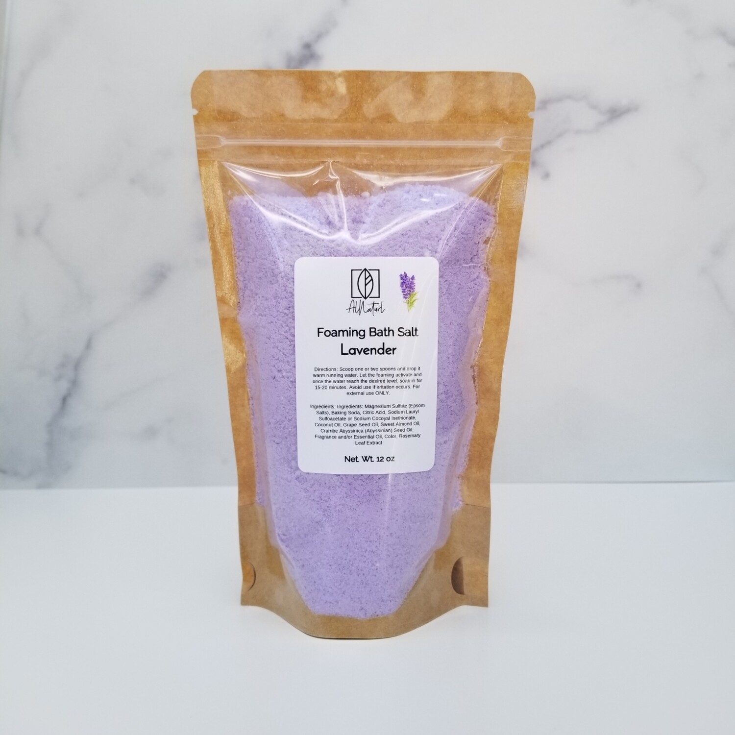 Lavender Foaming Salt