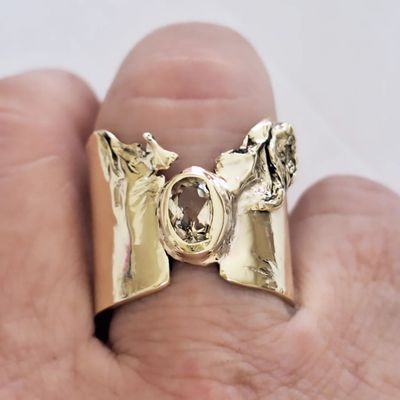Anillo Melt con Citrino