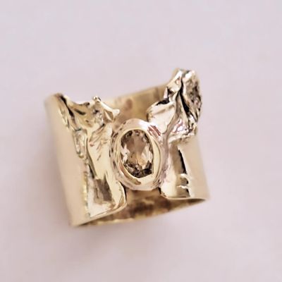 Anillo Melt con Citrino