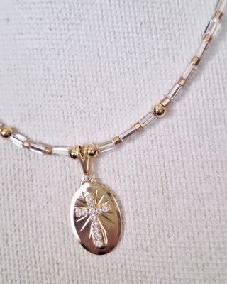 Collar Cruz Circonias
