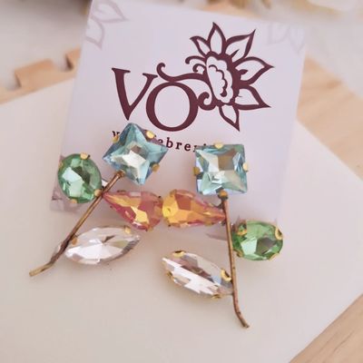 Caravanas Glow Flowers