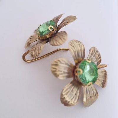Caravanas glow Flower verde