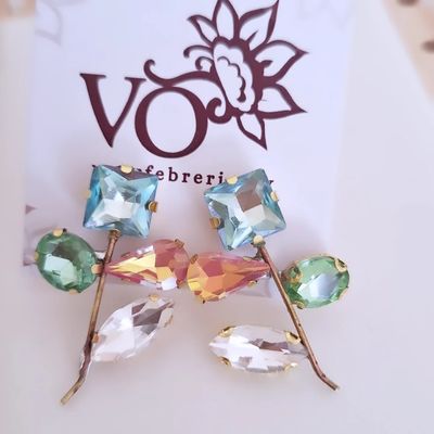 Caravanas Glow Flowers