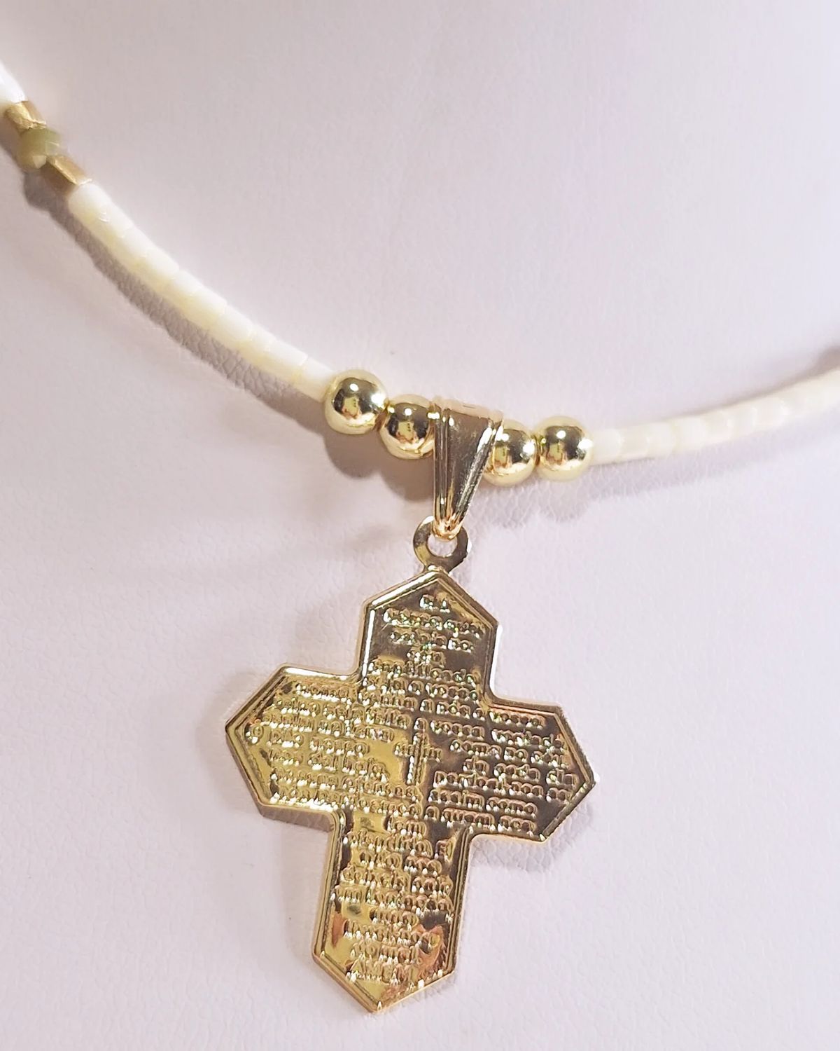 Collar Cruz Padre Nuestro