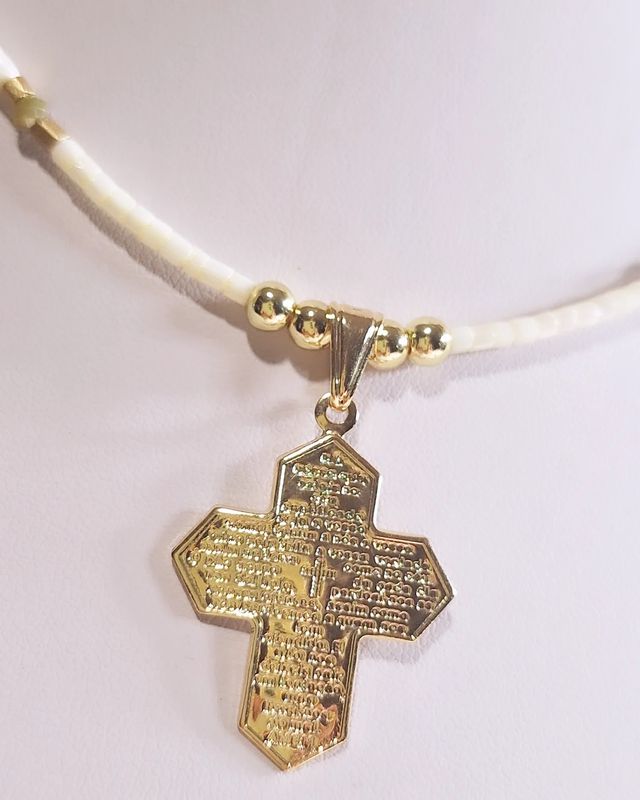 Collar Cruz Padre Nuestro