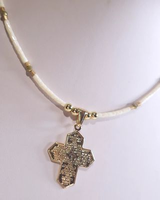 Collar Cruz Padre Nuestro