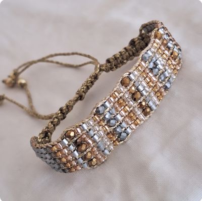 Pulsera Loom gold