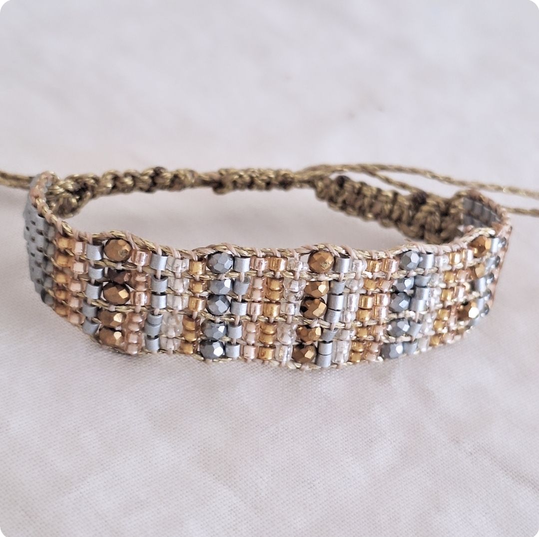Pulsera Loom gold