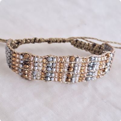 Pulsera Loom gold