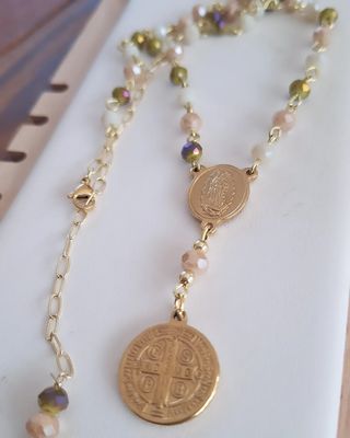 Collar Rosario Cristales
