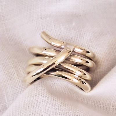 Anillo Cycles Bronce talle 2cm diámetro