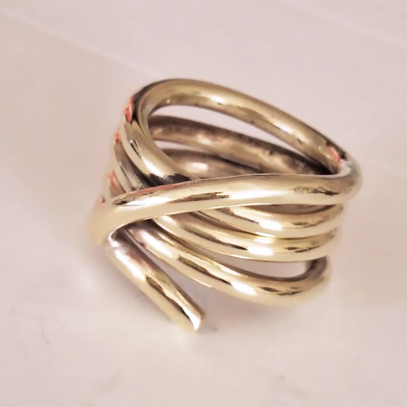 Anillo Cycles Bronce talle 2cm diámetro