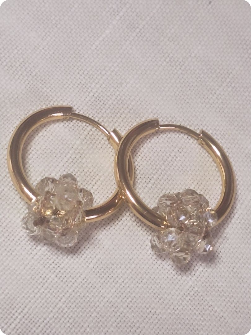 Caravanas Berries cristal