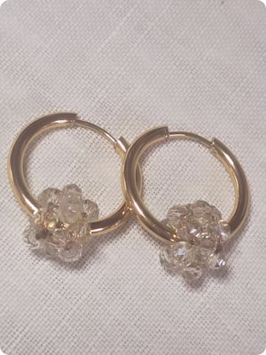 Caravanas Berries cristal