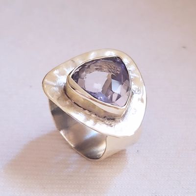 Anillo Bronce y Amatista