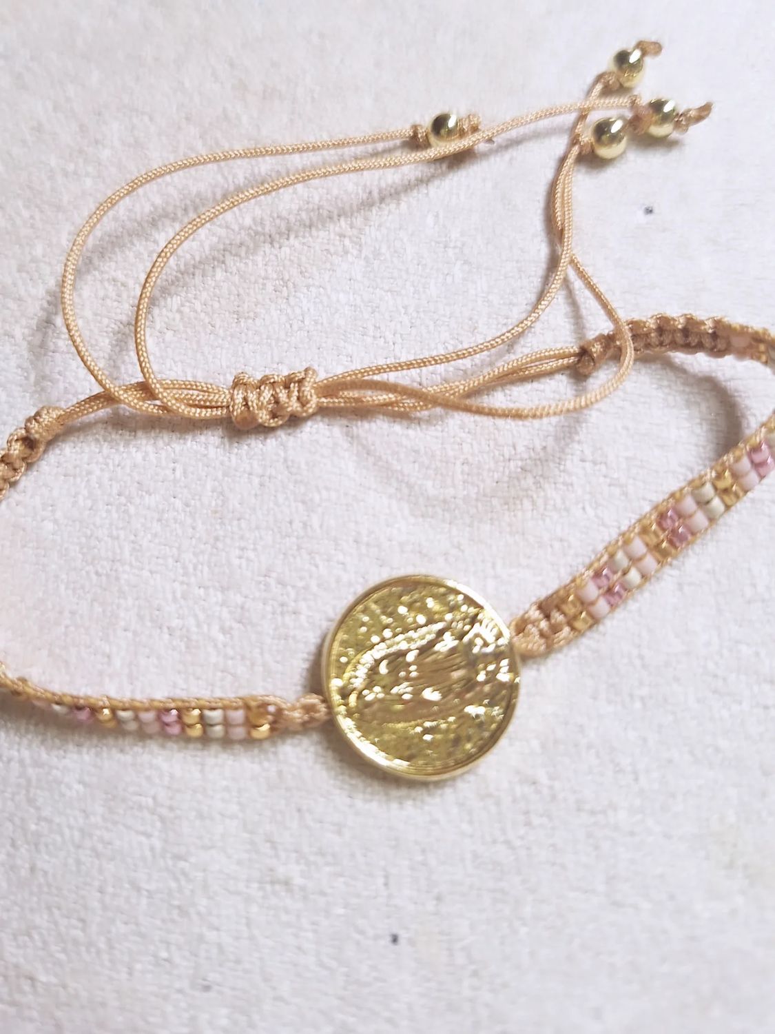 Pulsera Guadalupe baño se Oro y Miyukis