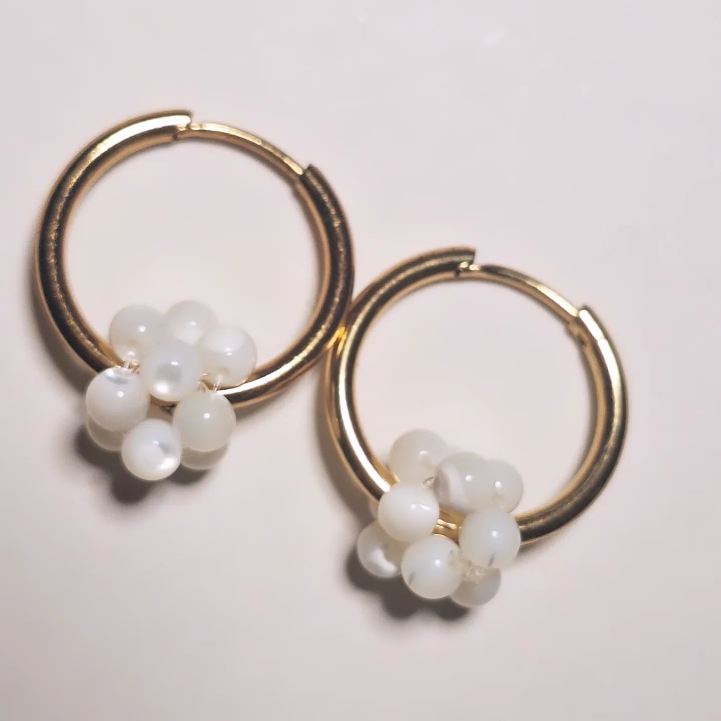 Caravanas Berries Nácar y Acero