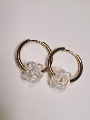 Caravanas Berries Cristal Transparente