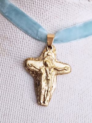 Collar Cruz de la Unidad Bronce Macizo