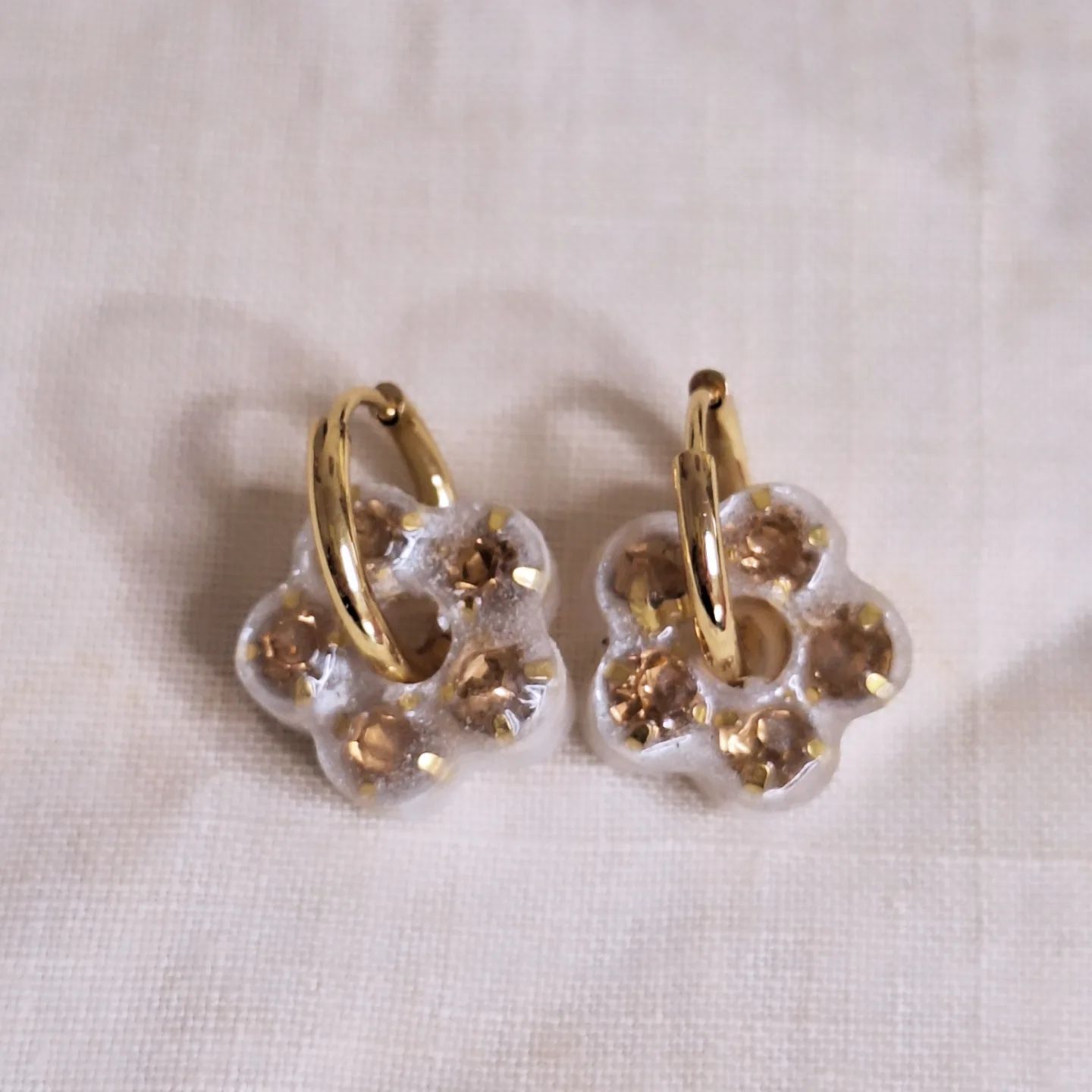 Caravanas Amelia Flower