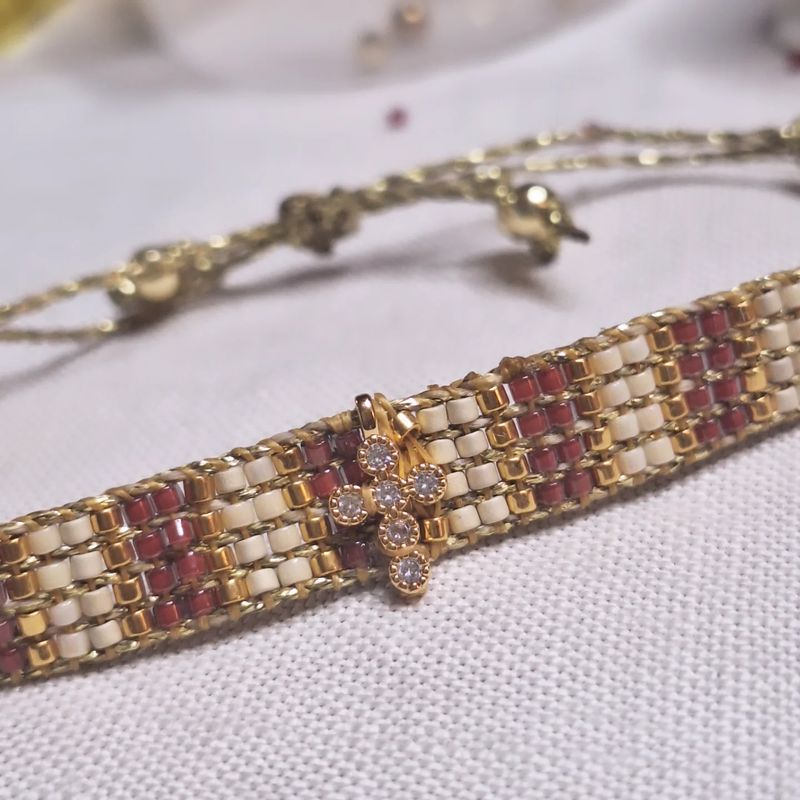 Pulsera VO Loom Cruz