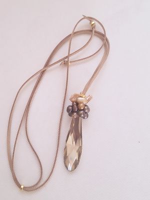 Collar VO Long cristal y perlas de Río