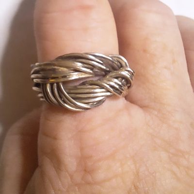 Anillo VO Abrazo Alpaca