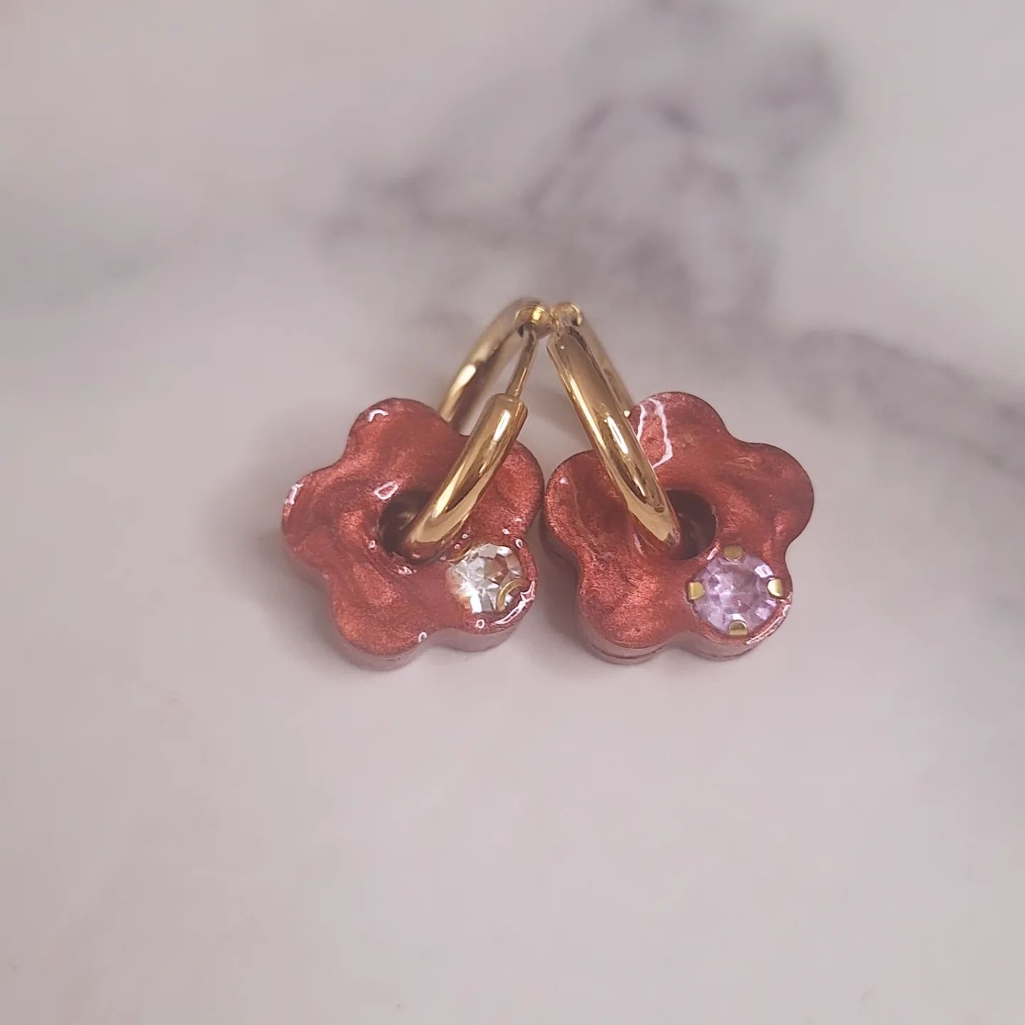 Caravanas Amelia Flower