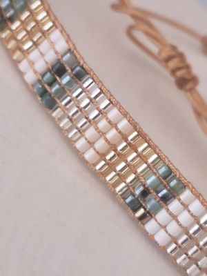 Pulsera Loom Verde