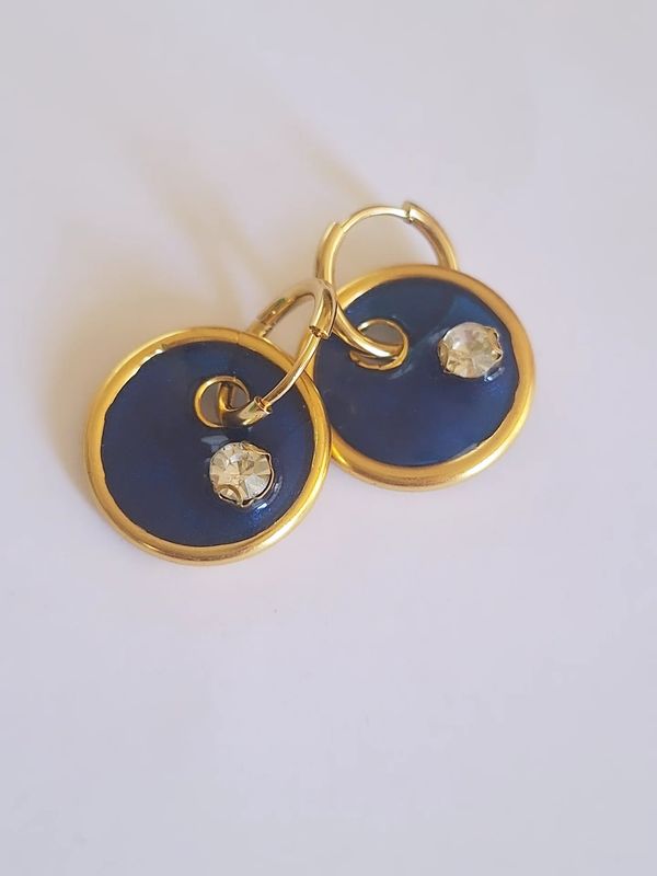 Caravanas Amelia Blue