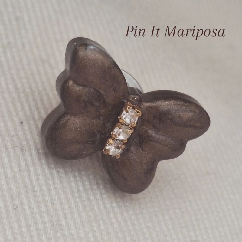 Prendedor VO Pin It mariposa