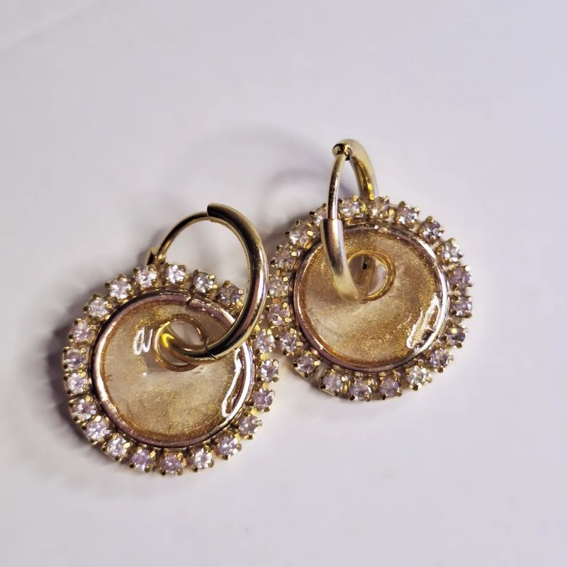 Caravanas Amelia Glow Golden