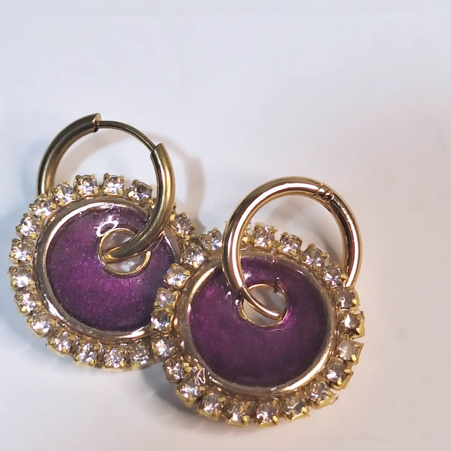 Caravanas Amelia Glow Violeta