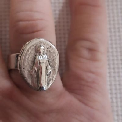 Anillo Ancient Milagrosa Plata