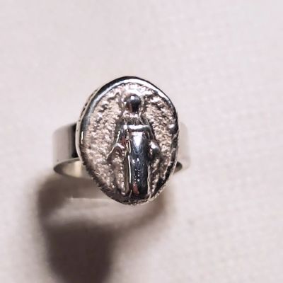 Anillo Ancient Milagrosa Plata