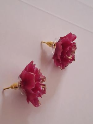 Caravanas VO Etéreas Fucsia