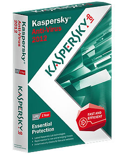 Kaspersky Anti-Virus 2012 1 Year 3 PC