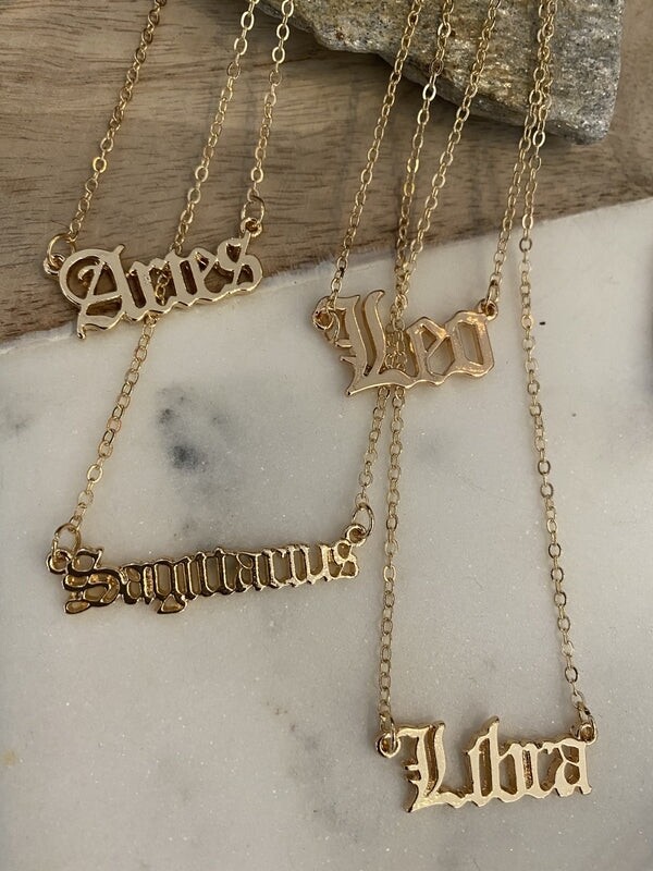 Zodiac necklace