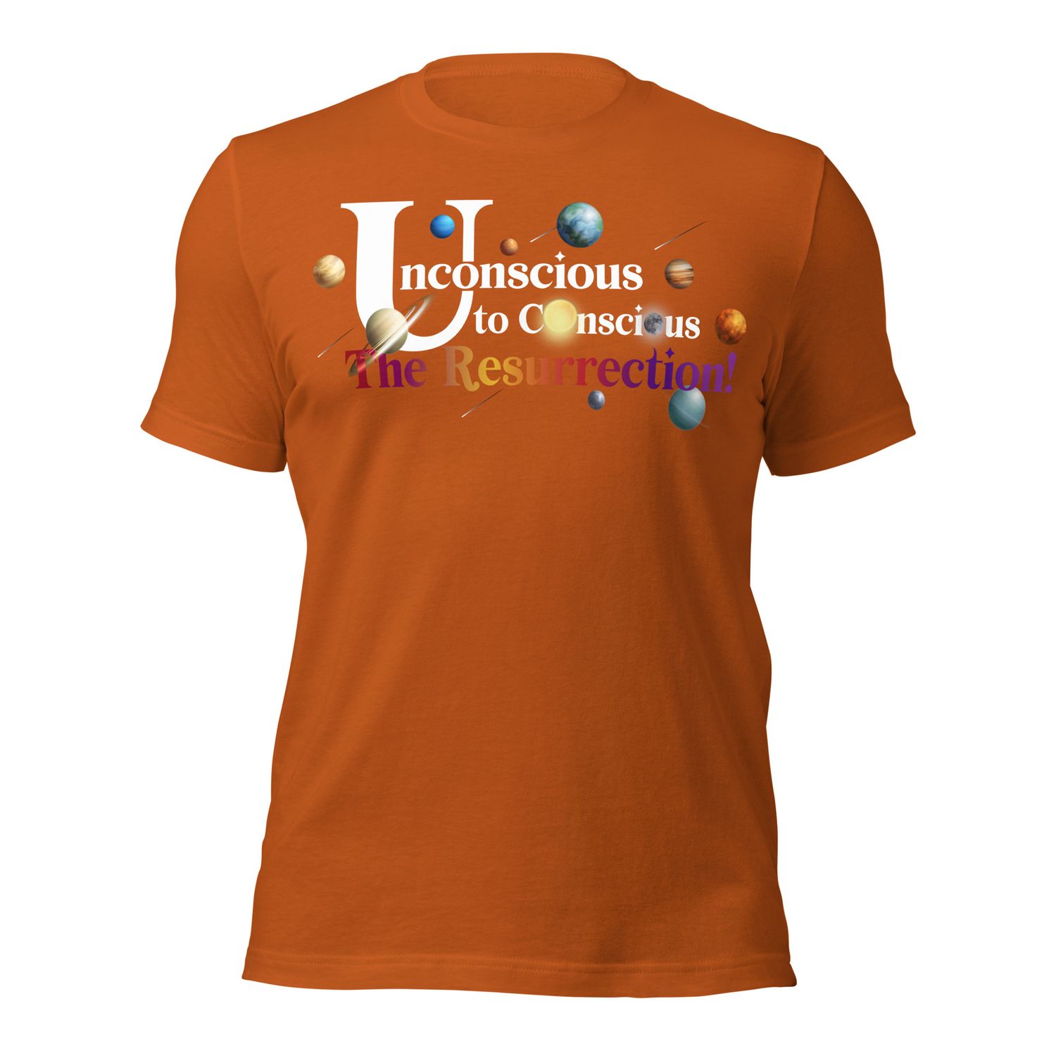 K. Unconscious to Conscious, The Resurrection. Unisex t-shirt