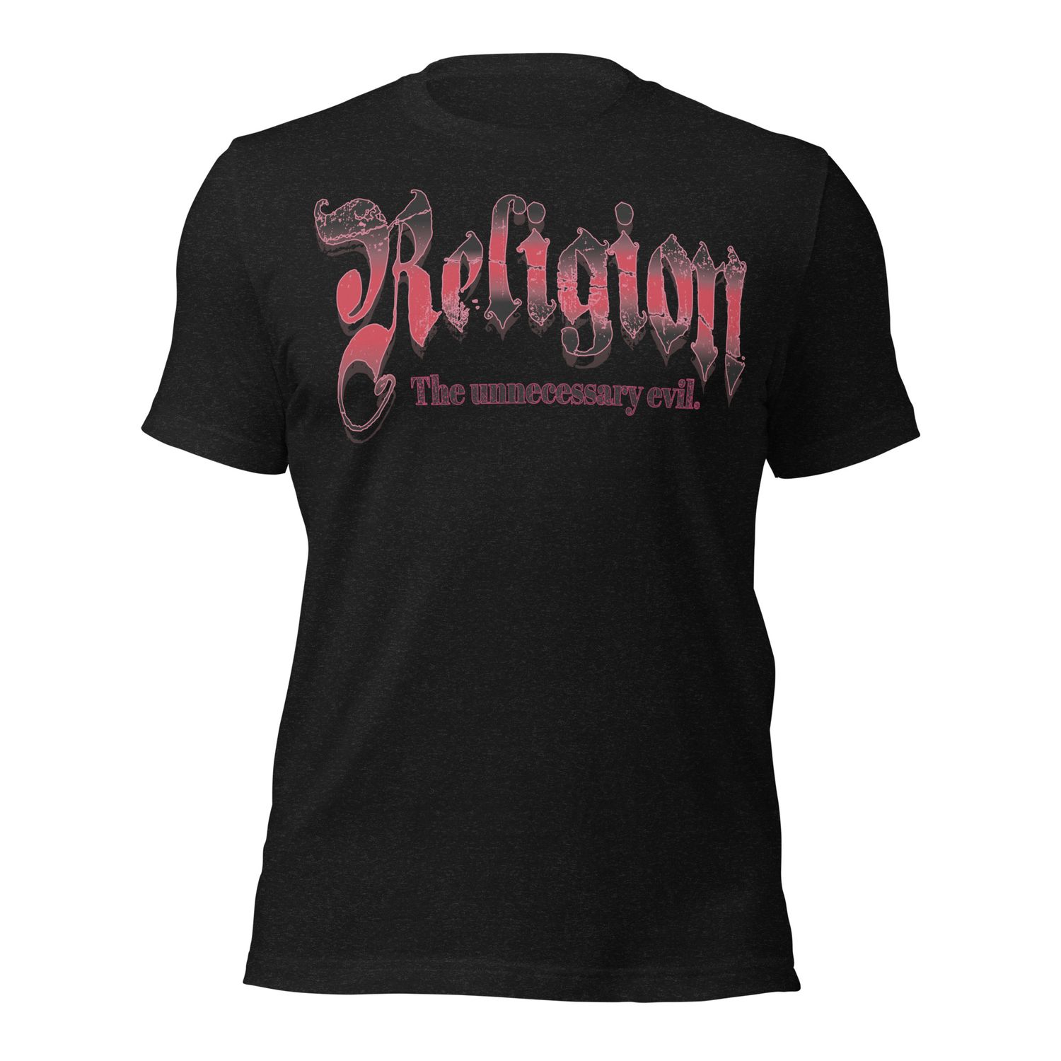 Q. Religion, The Unnecessary Evil, Unisex t-shirt