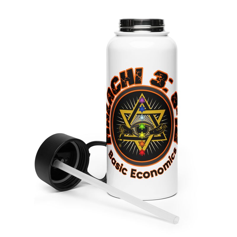 Y. WILL A MAN ROB GOD? Malachi 3:8-12. Basic Economics. Stainless steel water bottle with a straw lid