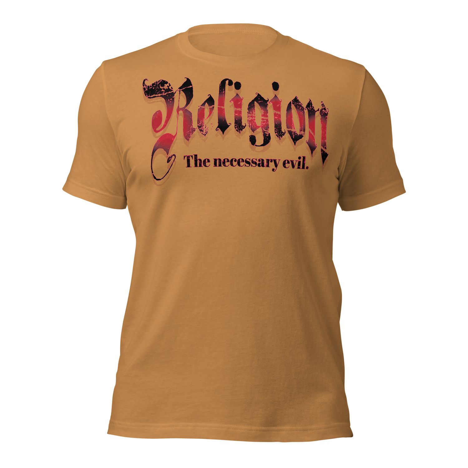 ZC. Religion! The necessary evil. Unisex t-shirt