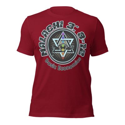 U. WILL A MAN ROB GOD? MALACHI 3: 8-12KJV. Unisex t-shirt