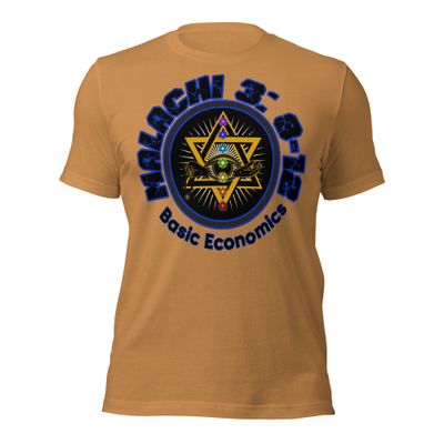 V. WILL A MAN ROB GOD? MALACHI 3: 8-12KJV. Unisex t-shirt