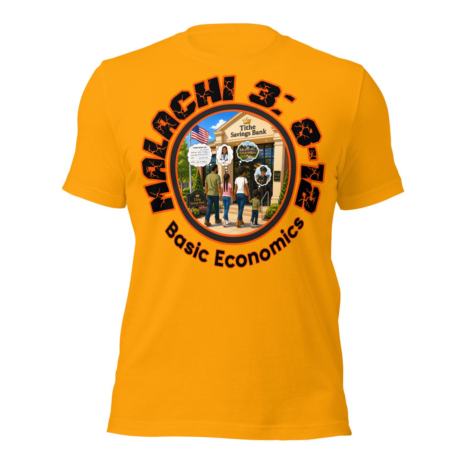 CB. Malachi 3: 8-12 KJV Will A Man Rob God? Unisex t-shirt