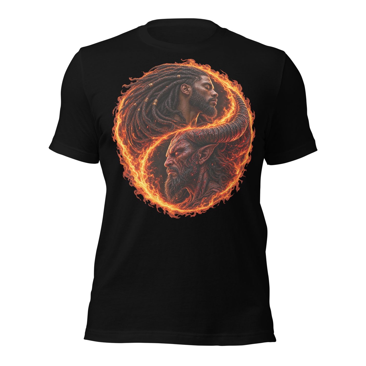 BA. Know Thyself. Duality. Inspired by Isaiah 45:7 KJV. Unisex t-shirt